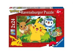 Puzzle dětské Pokémon 2x24 dílků