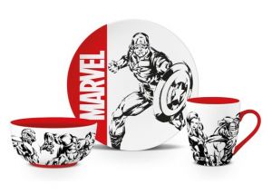 Dárkový set Marvel (miska/talíř/hrnek)