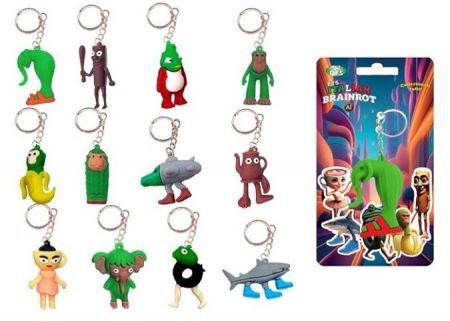 Přívěsek na klíče Brainrot 3D 7 cm