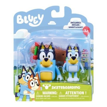 Figurka Bluey + skateboard 2ks