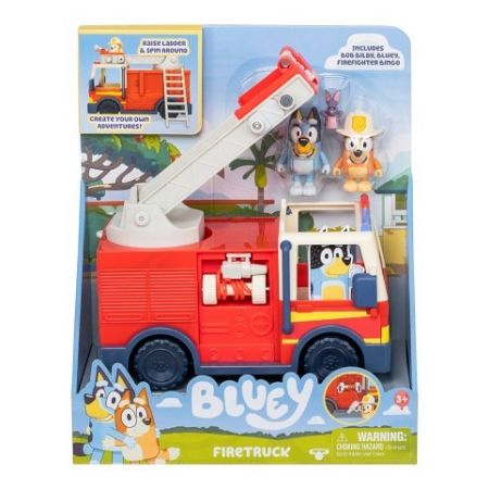 Hasičské auto Bluey + 2 figurky