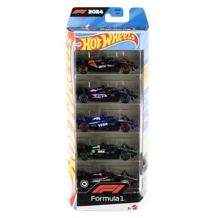 Hot Wheels 5 ks angličák - formule 1