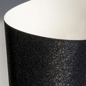 Kreativní papír A4 třpytivý - 210 g/m2, černý, 5 listů                