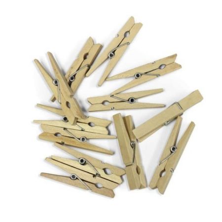 Kolíčky dřevěné 47mm přírodní                               