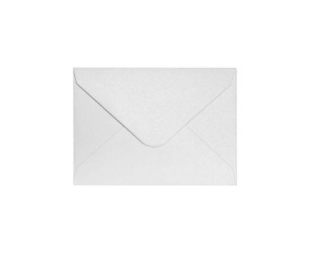 Ozdobné obálky Pearl - 7 x 10 cm, 150 g/m2, perleťové, diamantově bílé, 10 ks
