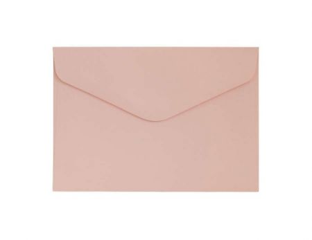 Ozdobné obálky Smooth - B6, 130 g/m2, pudrově růžové, 10 ks
