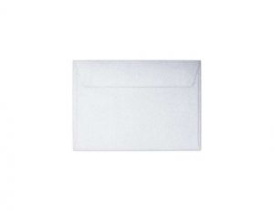 Ozdobné obálky Millenium - B7, 120 g/m2, metalické, diamantově bílé, 10 ks