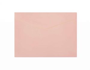 Ozdobné obálky Smooth - C5, 130g/m2, pudrově růžové, 10 ks
