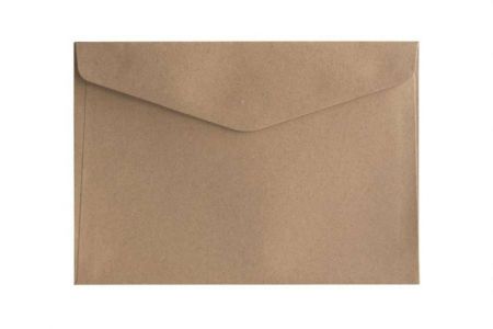 Ozdobné obálky Kraft - C5, 150 g/m2, tmavě béžové, 10 ks         