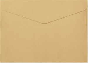 Ozdobné obálky Pearl - C5, 150 g/m2, perleťové, zlaté, 10 ks