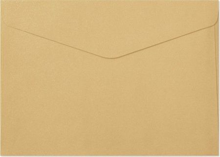 Ozdobné obálky Pearl - C5, 150 g/m2, perleťové, zlaté, 10 ks