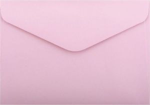 Ozdobné obálky Smooth - C6, 130 g/m2, pudrově růžové, 10 ks