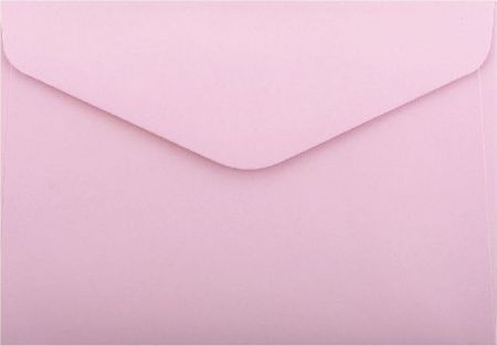 Ozdobné obálky Smooth - C6, 130 g/m2, pudrově růžové, 10 ks