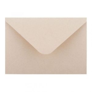 Ozdobné obálky Nature - C6, 120 g/m2, tmavě béžové, 10 ks              