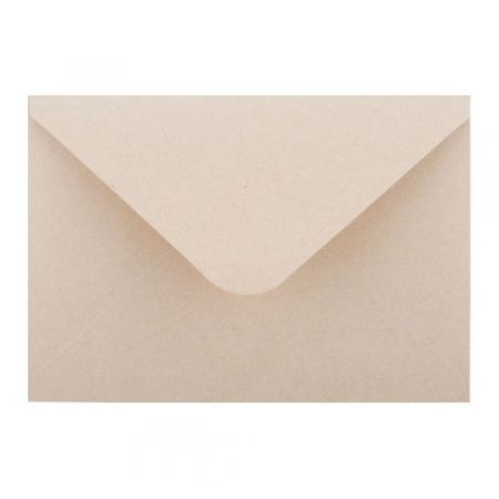 Ozdobné obálky Nature - C6, 120 g/m2, tmavě béžové, 10 ks              