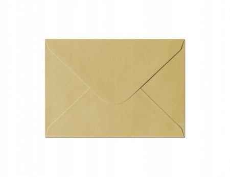 Ozdobné obálky Pearl - C6, 150 g/m2, perleťové, zlaté, 10 ks