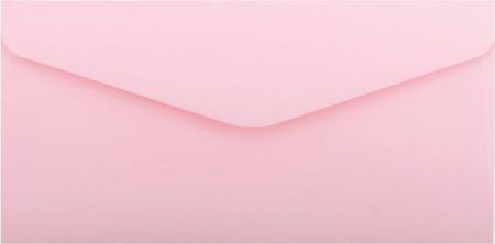 Ozdobné obálky Smooth - DL, 130 g/m2, pudrově růžové, 10 ks                 