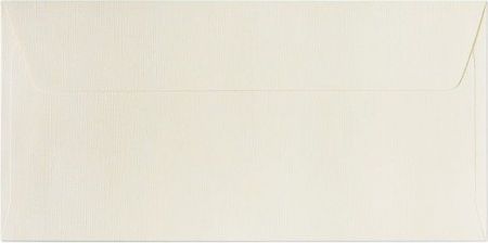 Ozdobné obálky Holland - DL, 120 g/m2, struktura látky, krémové, 10 ks