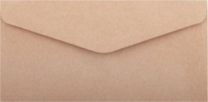 Ozdobné obálky Nature - DL, 120 g/m2, béžové, 10 ks