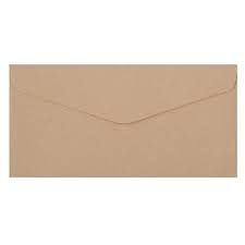 Ozdobné obálky Nature - DL, 120 g/m2, tmavě béžové, 10 ks