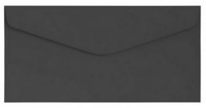 Ozdobné obálky Smooth - DL, 120 g/m2, černé, 10 ks