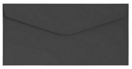 Ozdobné obálky Smooth - DL, 120 g/m2, černé, 10 ks