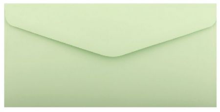 Ozdobné obálky Smooth - DL, 130 g/m2, světle zelené, 10 ks