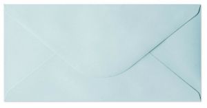 Ozdobné obálky Smooth - DL, 130 g/m2, světle modré, 10 ks