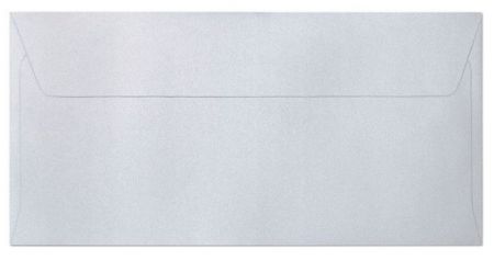 Ozdobné obálky Millenium - DL (KB), 120 g/m2, metalické, diamantově bílé, 10 ks