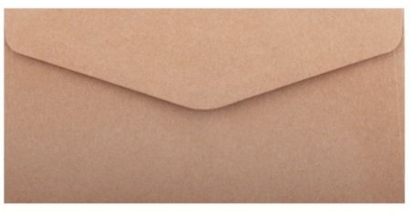 Ozdobné obálky Nature - DL, 120 g/m2, hnědé, 10 ks                       