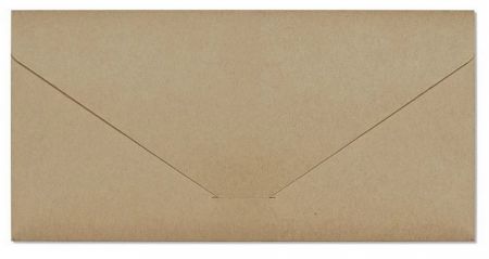 Ozdobné obálky s kapsou Nature - DL, 220 g/m2, tmavě béžové, 5 ks                       