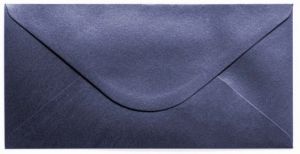 Ozdobné obálky Pearl - DL, 150 g/m2, perleťové, tmavě modré, 10 ks