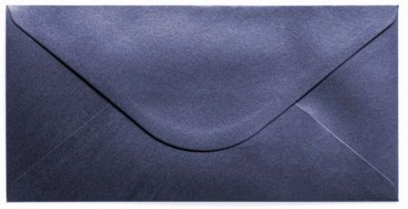 Ozdobné obálky Pearl - DL, 150 g/m2, perleťové, tmavě modré, 10 ks