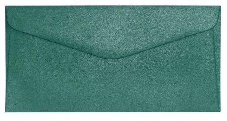 Ozdobné obálky Pearl - DL, 150 g/m2, perleťové, zelené, 10 ks