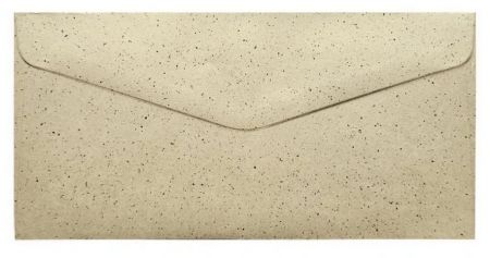 Ozdobné obálky Pepper - DL, 120 g/m2, hnědé, kropenatý vzor, 10 ks