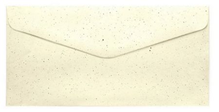 Ozdobné obálky Pepper - DL, 120 g/m2, krémové, kropenatý vzor, 10 ks