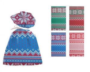 Sáček vánoční 16x25cm Pullover