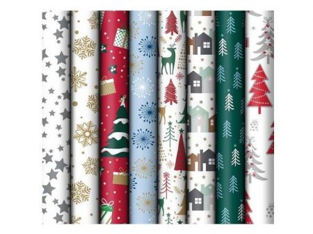 Balicí papír vánoční role 200x70 mix č. 11