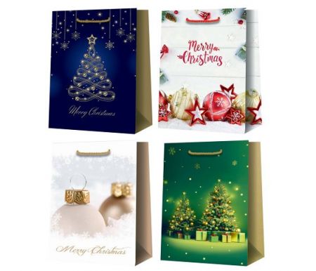 Taška vánoční 11 x 13,5 x 6,5cm 15309 mix