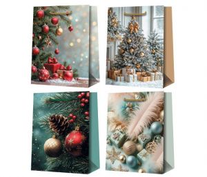 Taška vánoční 18 x 23 x 10cm 509 mix