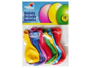 Balónek nafukovací - sada 10ks PASTELOVÉ 26cm