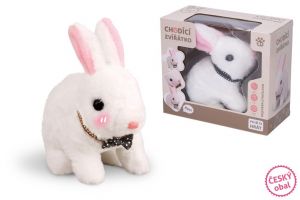 Králík chodící s efekty 16cm - český obal