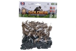Figurky vojáci set 200 ks 4 cm
