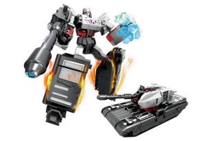 Autorobot Tank King černý 19 cm