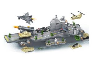 Letadlová loď s vozidly a vojáky set 47 cm