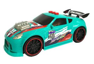 Auto závodní s efekty 21 cm