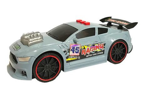 Auto závodní s efekty 21 cm