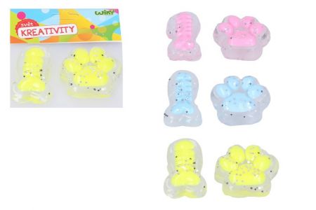 Silikonová packa 6x6x3 cm + ryba dekorace