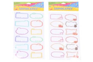 Samolepící jmenovky 14x31,5 cm