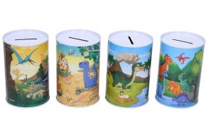 Pokladnička 7x10,5 cm - Dinosauři